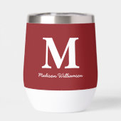 Bride Tribe Burgundy Bridal Shower (Arrière)