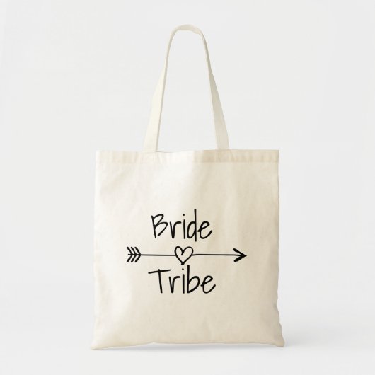 Bride Tribe-canvas tassen voor bruin- en bruiloft (Voorkant)