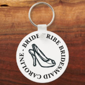 Bride Tribe dames schoen bachelorette Sleutelhanger (Voorkant)