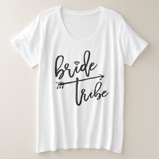 Bride Tribe Diamond Bridal Party Mariage élégant (Design devant)