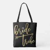 Bride Tribe Gold Diamond Sac fourre-tout de la fêt (Dos)