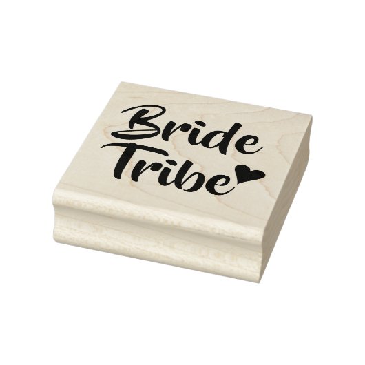 Bride Tribe Heart Rubberstempel (Stempel)