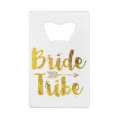 Bride Tribe Kredietkaart Flessenopener (Achterkant)