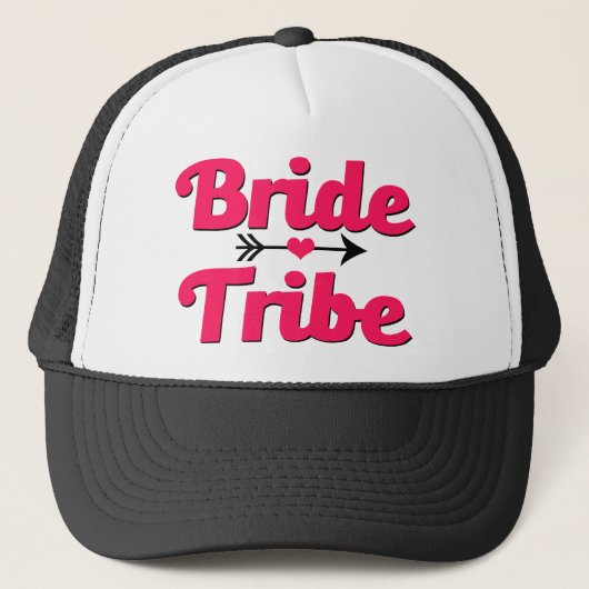 Bride Tribe Pink and Black women's pet (Voorkant)