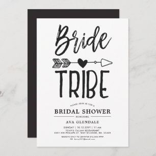 Bride Tribe   Script-Vrijgezellenfeest Kaart