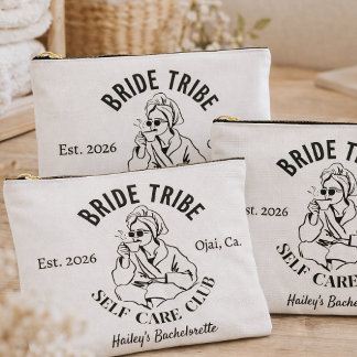 Bride Tribe Self Care Club Makeup Bags | Spa Bache Etui
