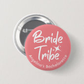 Bride Tribe Vrijgezellenfeest Button (Voorkant /achterkant)