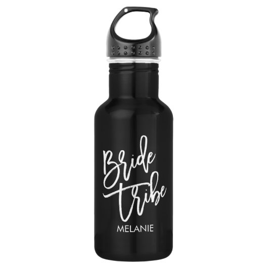 Bride Tribe White Script Waterfles (Voorkant)