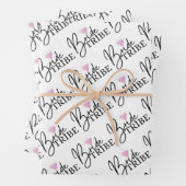 Bride Tribe Wrapping Paper Flat Sheet Set 3 (In situ)