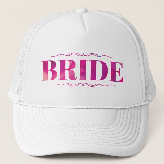 Bride Trucker Hat Pet (Voorkant)