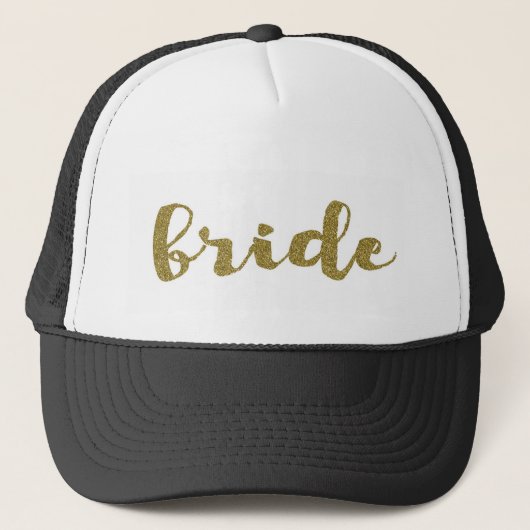 Bride Trucker Hat Wedding Bachelorette Pet (Voorkant)