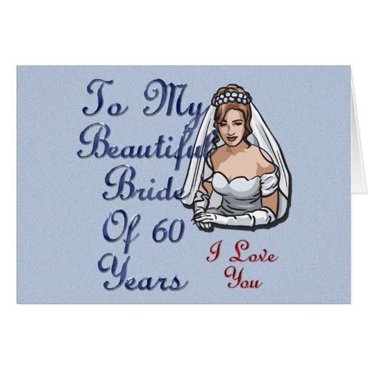 Bride van 60 jaar (Voorkant Horizontaal)