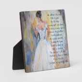 Bride van Christus inspirerend poëzie Fotoplaat (Voorkant)