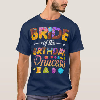 Bride van de Birthday prinses Donut Birthday Girl T-shirt