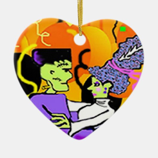 Bride van Frankenstein Ornament (Voorkant)