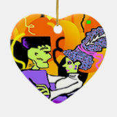 Bride van Frankenstein Ornament (Achterkant)