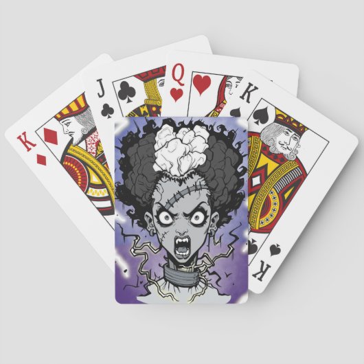 Bride van Frankenstein Pokerkaarten (Achterkant)