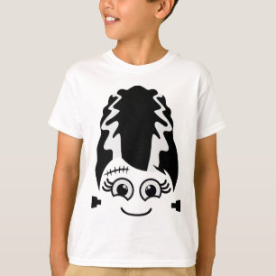 Bride van Frankenstein Schattige monster Halloween T-shirt