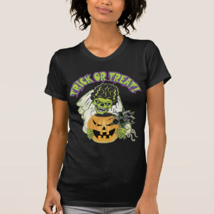 Bride van Frankenstein Skull T-shirt
