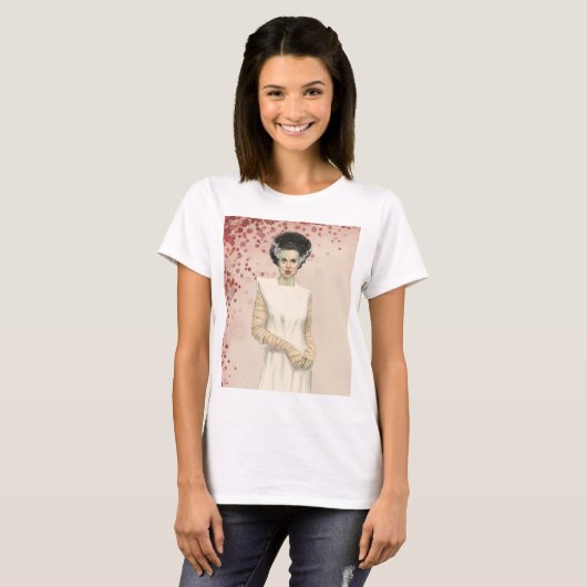 Bride van het T-shirt Frankenstein (Voorkant volledig)
