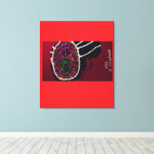Bride van Vos Ladybug Canvas Afdruk (Insitu (Houten vloer))