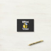 Bride voor bee post-it® notes (Op bureau)