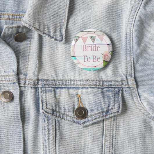 Bride voor de  Rustic Wedding Button van Shabby (In situ)