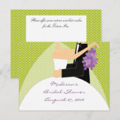 Bride Vrijgezellenfeest Advice Kaart (Voorkant / Achterkant)