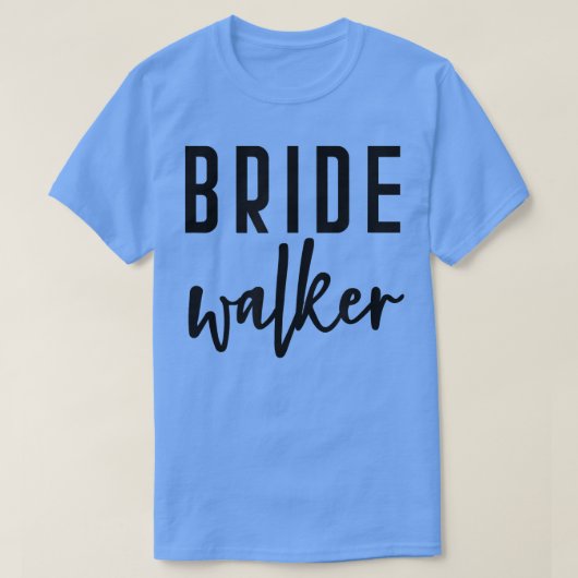 Bride Walker Vader van het Bride Bachelor Wedding T-shirt (Design voorkant)