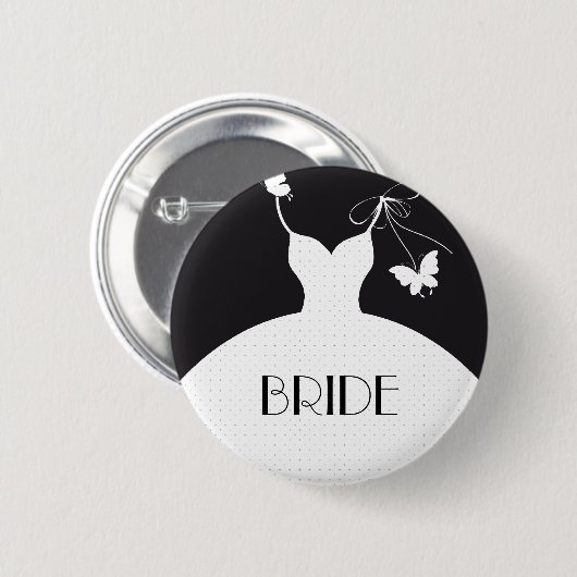 Bride Wedding Button (Voorkant /achterkant)