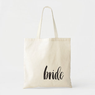 BRIDE Wedding Canvas tas