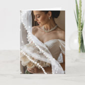 Bride Wedding Card Kaart (Voorkant)