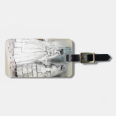 bride Wedding Dress Bagagelabel (Voorkant horizontaal)