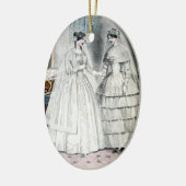  bride Wedding Dress Keramisch Ornament (Links)