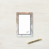 Bride Wedding Dress Post-it® Notes (Op bureau)