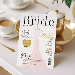 Bride Wedding Dress Vrijgezellenfeest Magazine Hoe Kaart