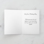 Bride Wedding Kaart (Binnen)