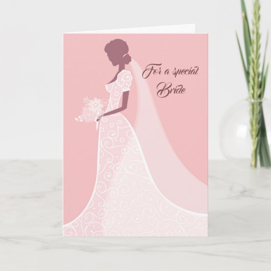 Bride Wedding Kaart (Voorkant)