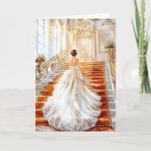 Bride Wedding Kaart (Voorkant)