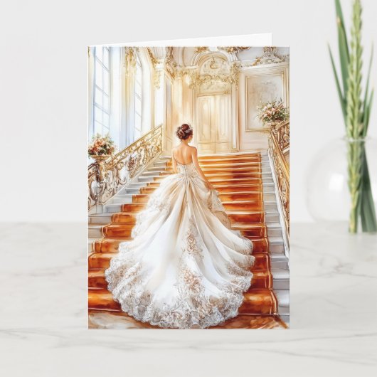 Bride Wedding Kaart (Voorkant)