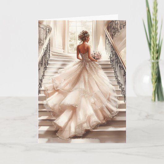 Bride Wedding Kaart (Voorkant)