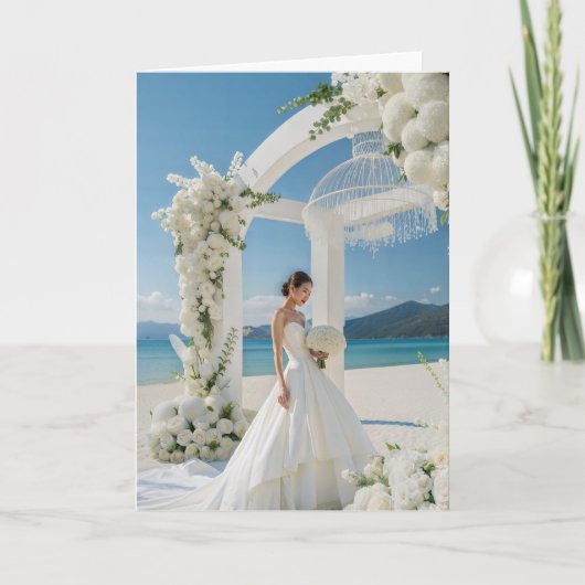 Bride Wedding Kaart (Voorkant)