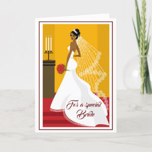 Bride Wedding Kaart