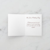Bride Wedding Kaart (Binnen)