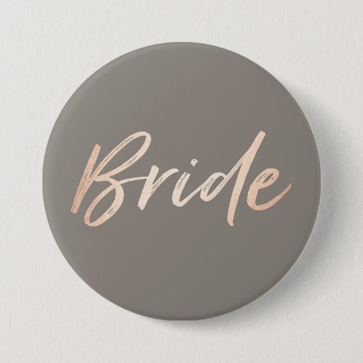 Bride Wedding Rehearsal Ronde Button 7,6 Cm (Voorkant)