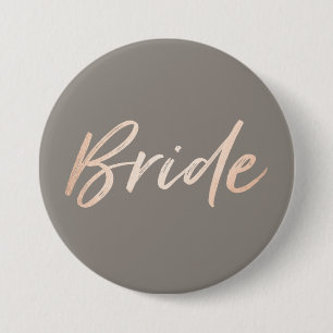 Bride Wedding Rehearsal Ronde Button 7,6 Cm