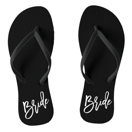 Bride White Script Teenslippers (Voetbed)