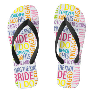 Bride Words Teenslippers