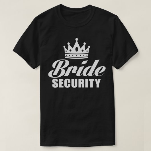 Bridebeveiliging 2 t-shirt (Design voorkant)