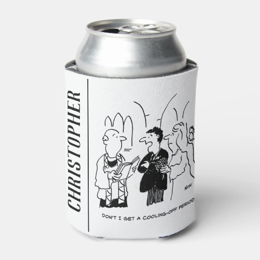 Bridegroom wil een afkoelingsperiode blikjeskoeler (Blikje Voorkant)